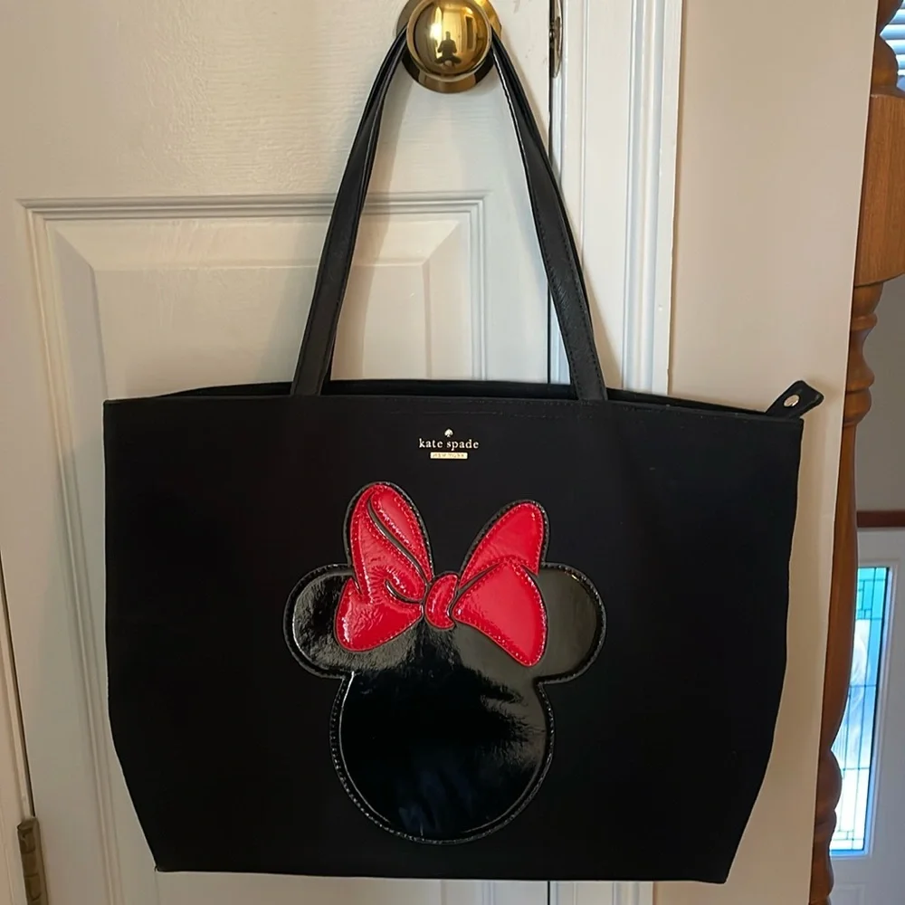 Minnie Mouse Kate Spade Tote - Picture 1 of 7